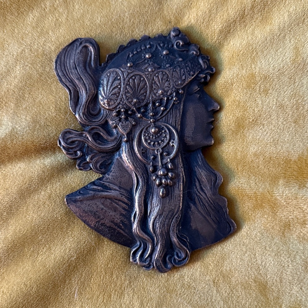Vintage Brass Bohemian Beltbuckle